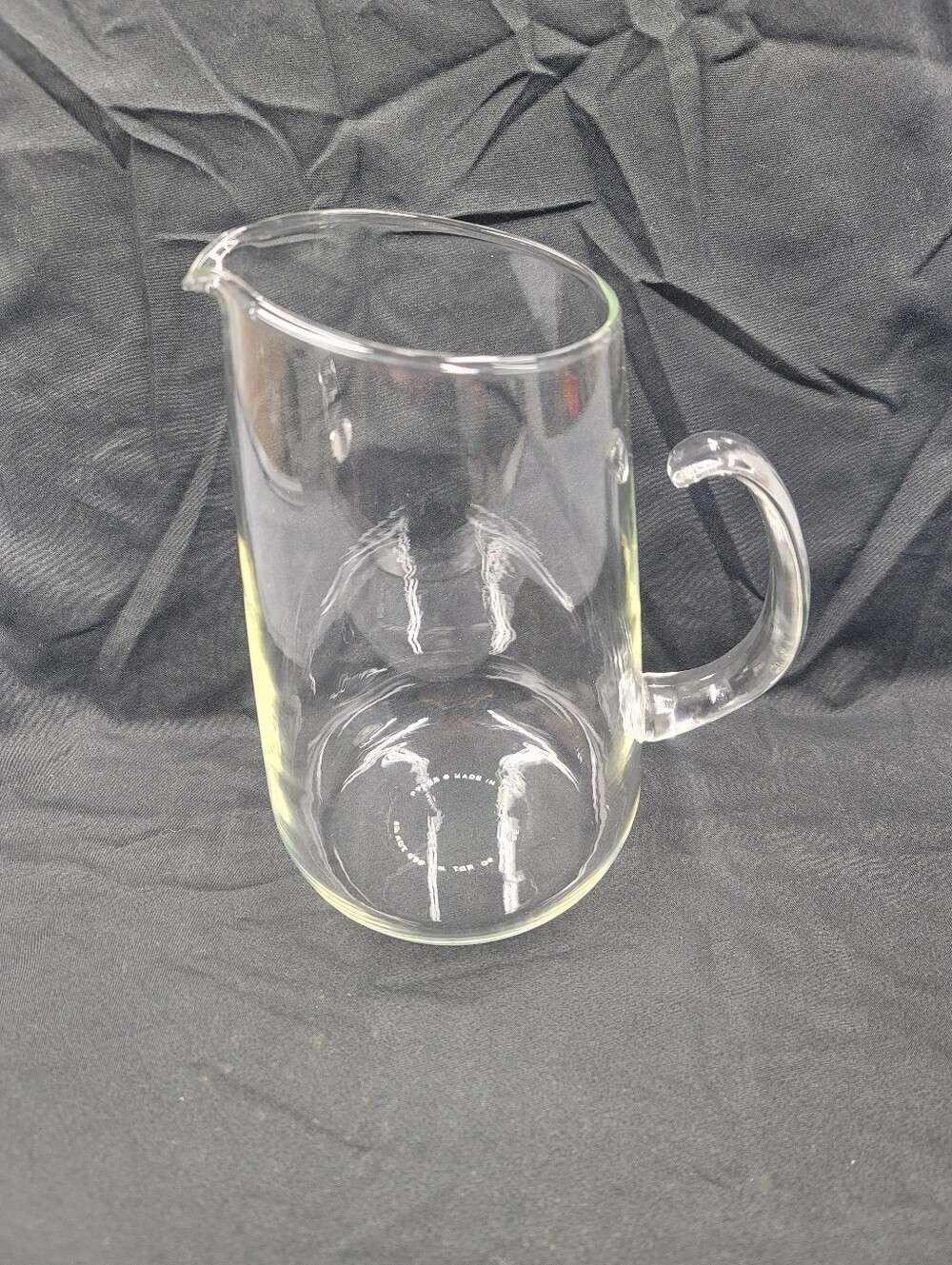 Vintage Pyrex 2 Qt Clear Glass Pitcher Made in USA Mid Century Modern MCM